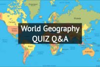 World Geography Quiz Questions And Answers